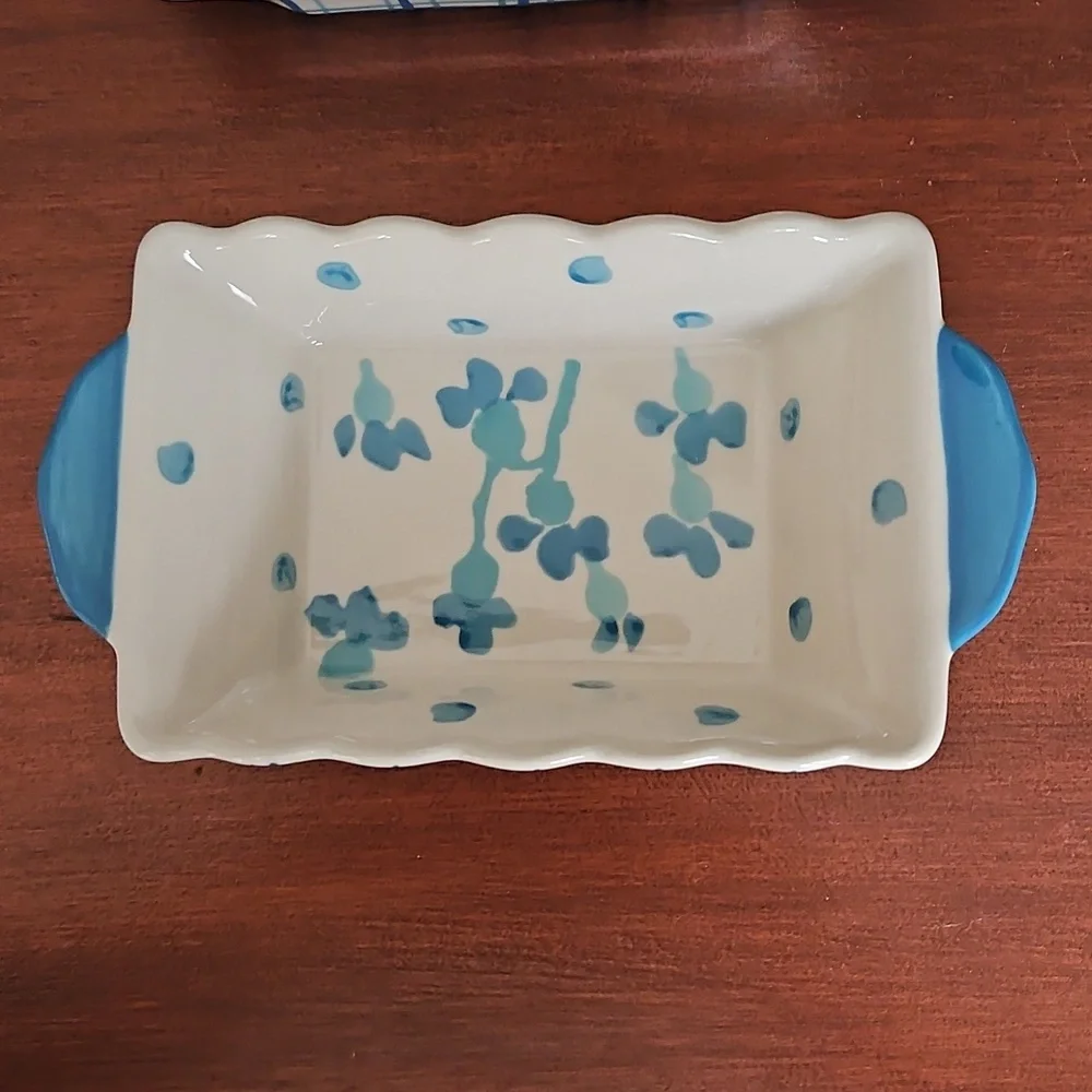 Ramekin Dip Set & Serving Dish 3 Piece Set  Love & Daisies NWOT